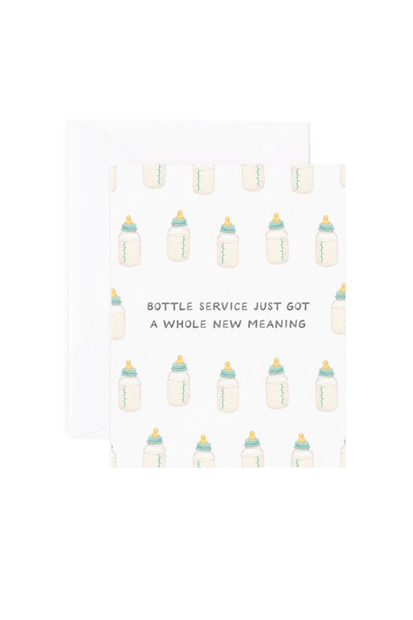 Amy Zhang Bottle Service New Baby Card