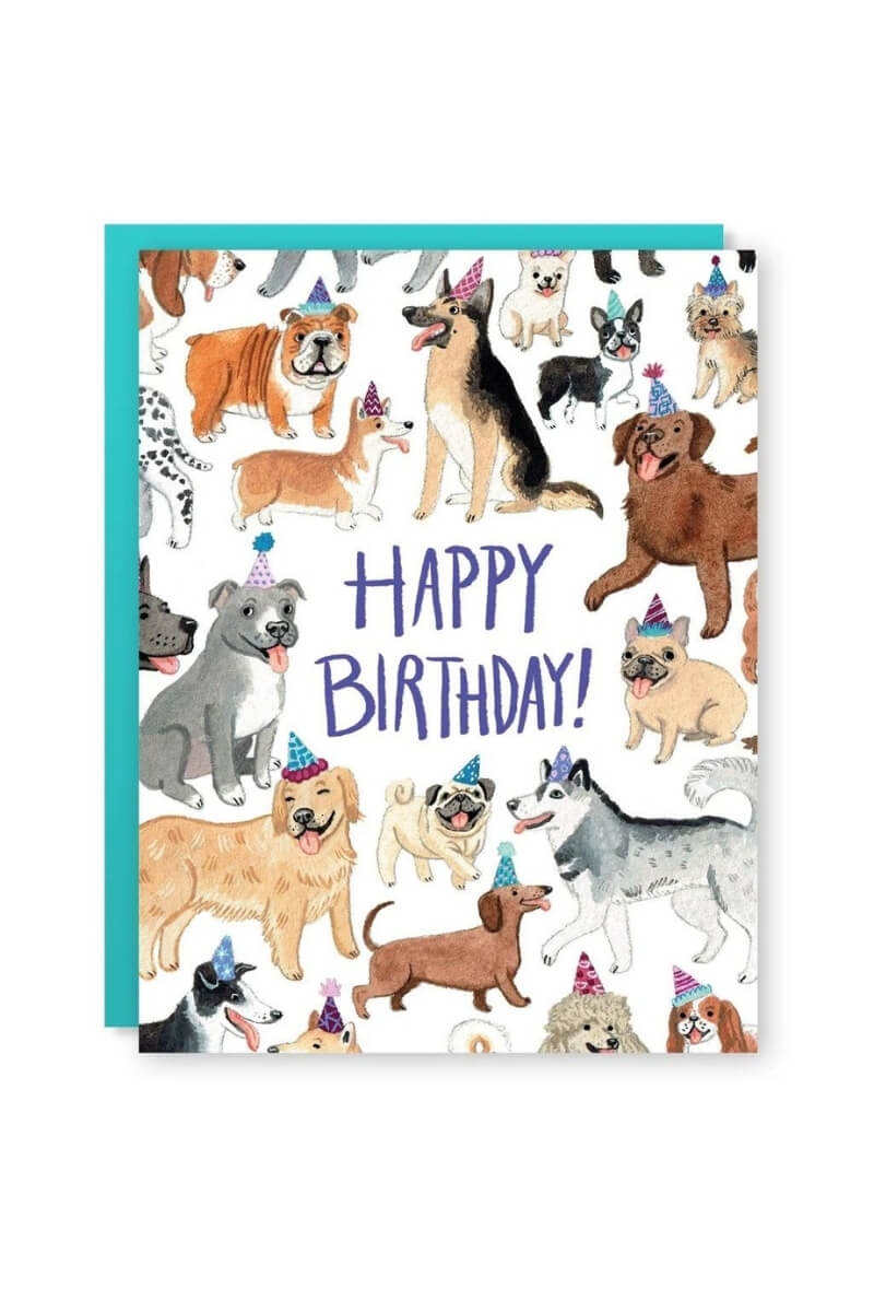 Cactus Club Birthday Dogs Card