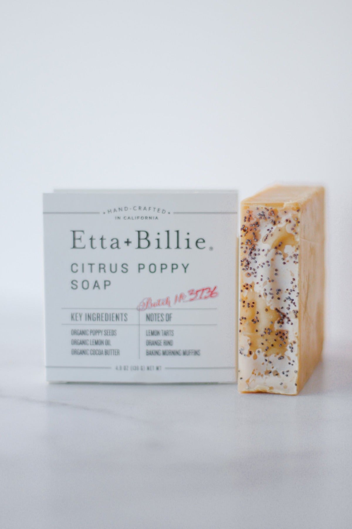 Etta + Billie Citrus Poppy Seed Soap