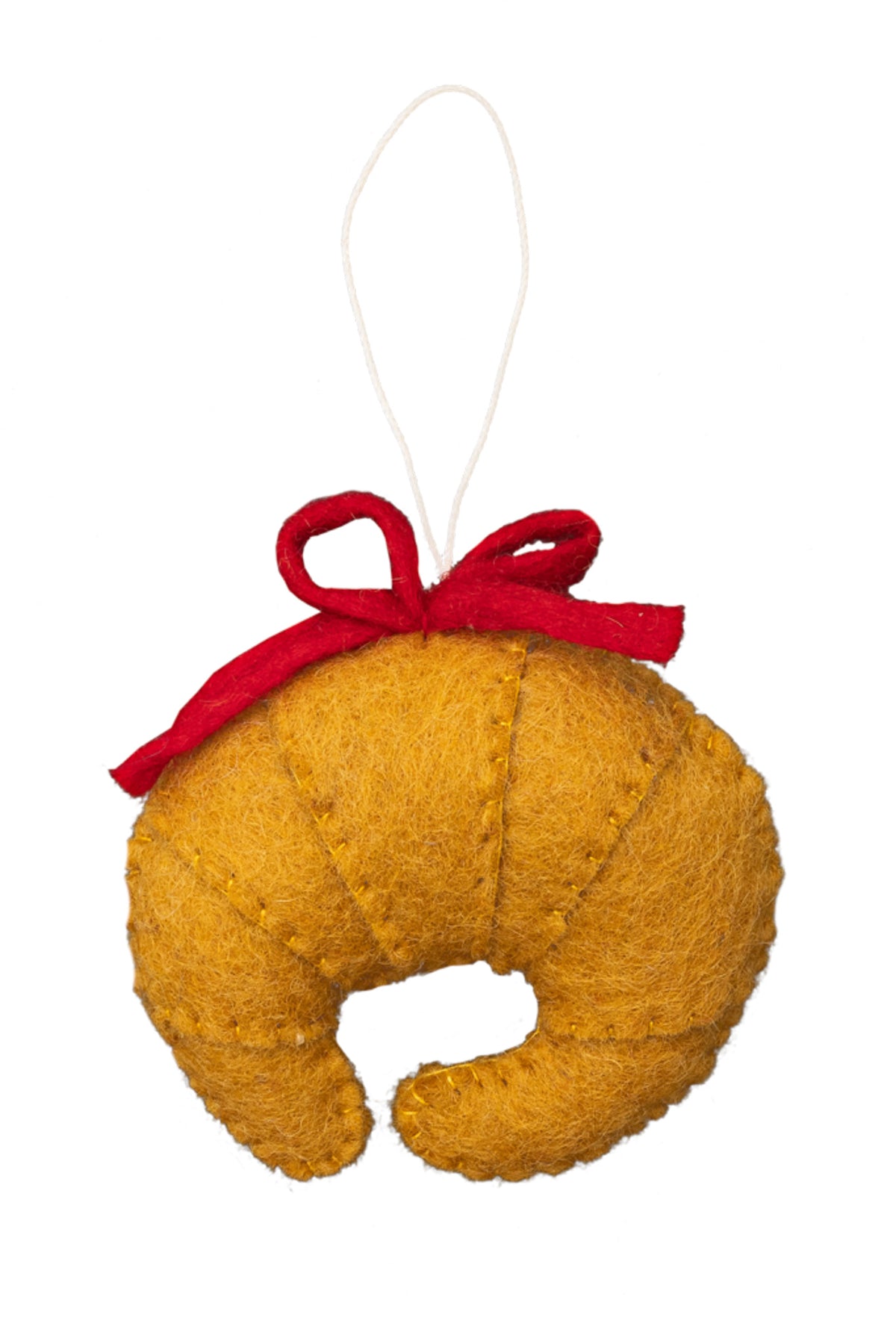 Global Goods Partners Felt Croissant Ornament