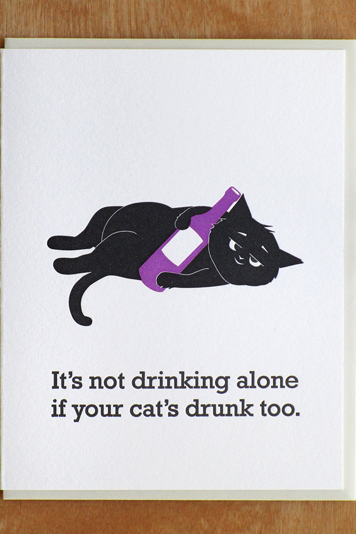 McBitterson&#39;s Drunk Cat Card