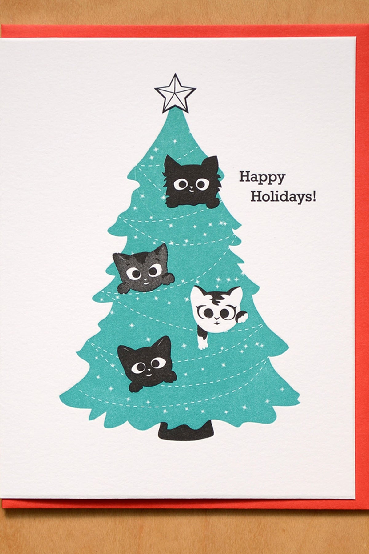 McBitterson&#39;s Kittens In The Tree Card