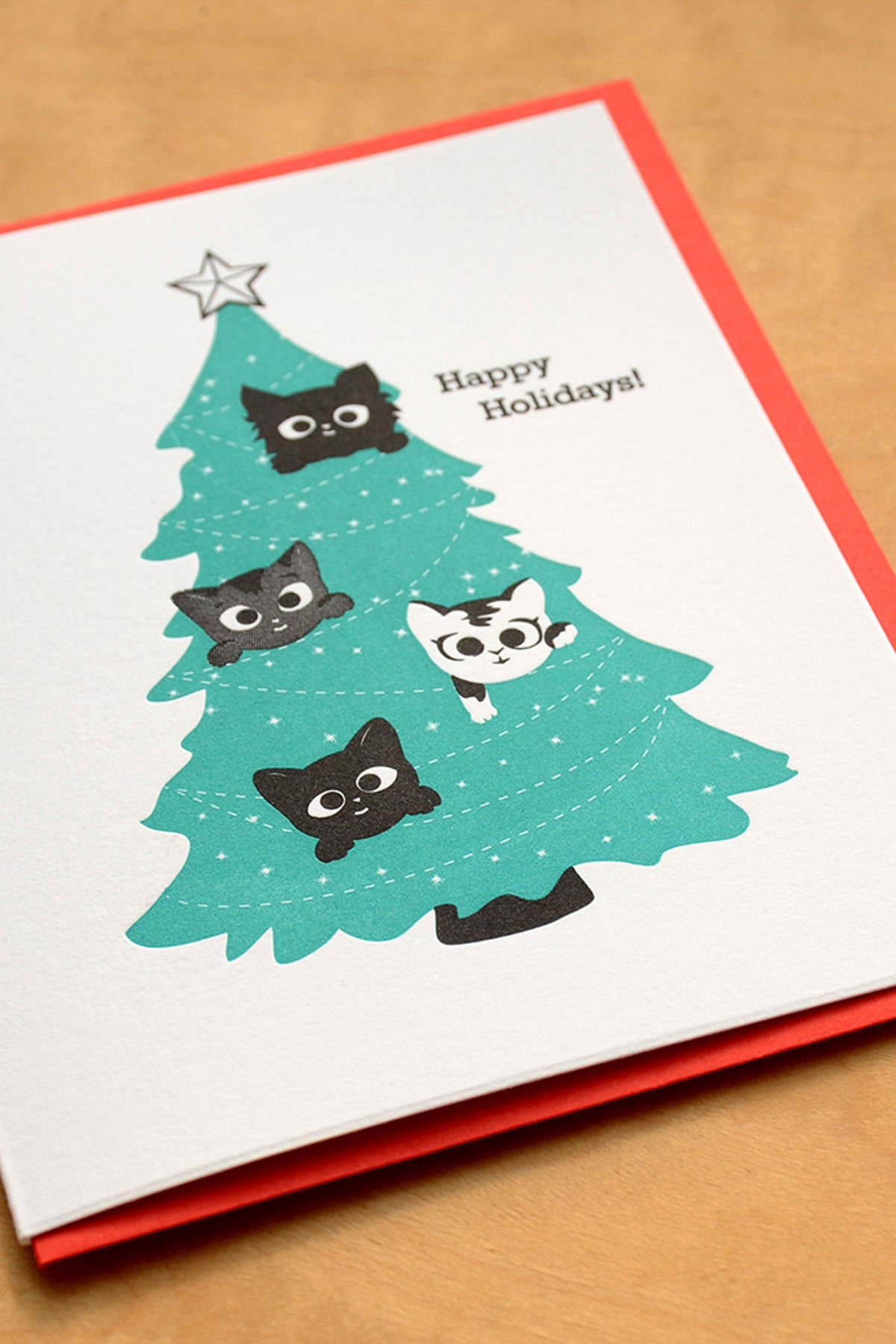 McBitterson&#39;s Kittens In The Tree Card
