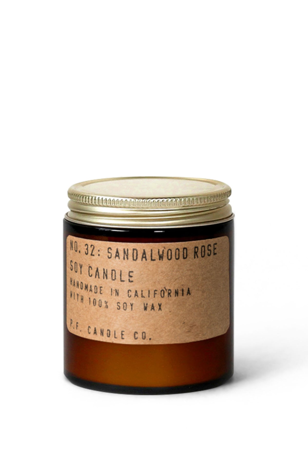P.F. Candle Co. Sandalwood Rose 3.5 oz Mini Travel Candle
