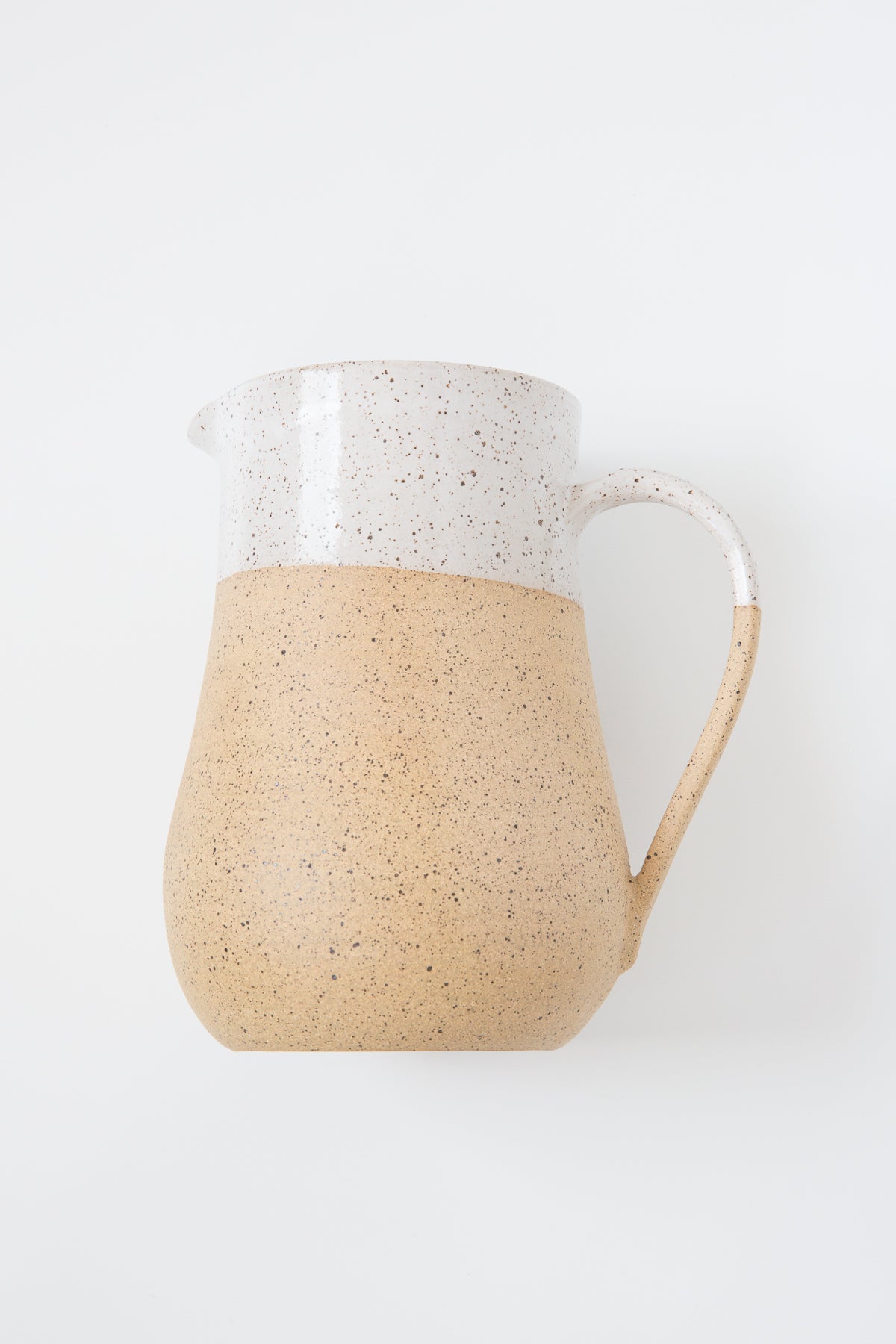 Rachael Pots Large Speckled Clay Pitcher
