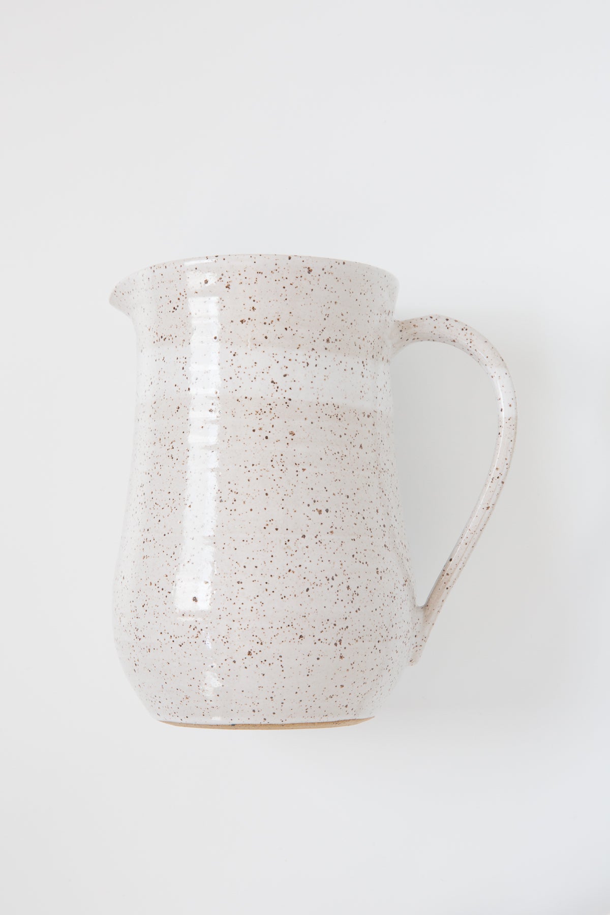 Rachael Pots Large Speckled Clay Pitcher