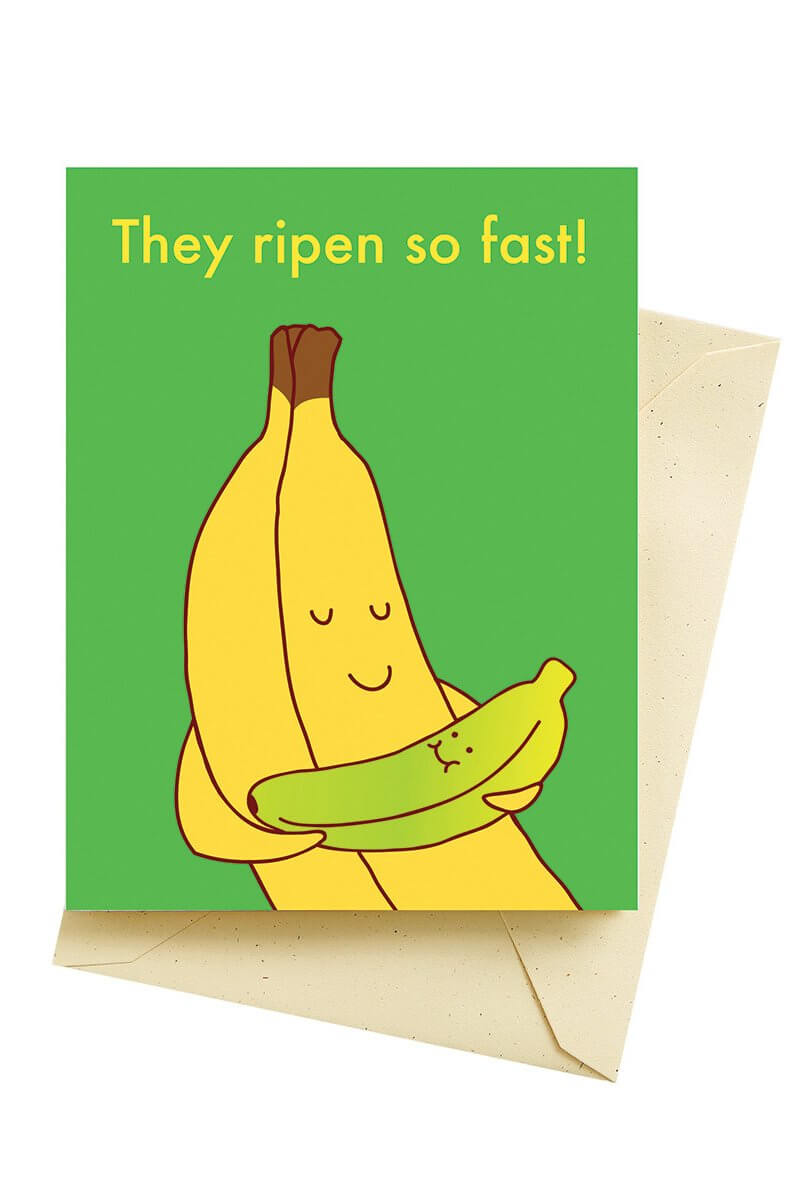Seltzer Goods Banana Baby Card