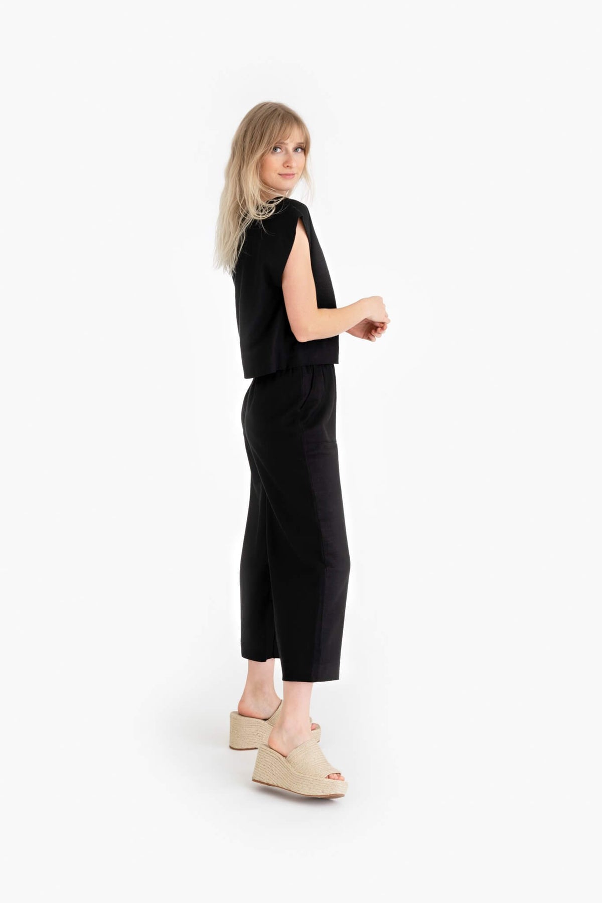 LAUDE The Label Everyday Top in Black