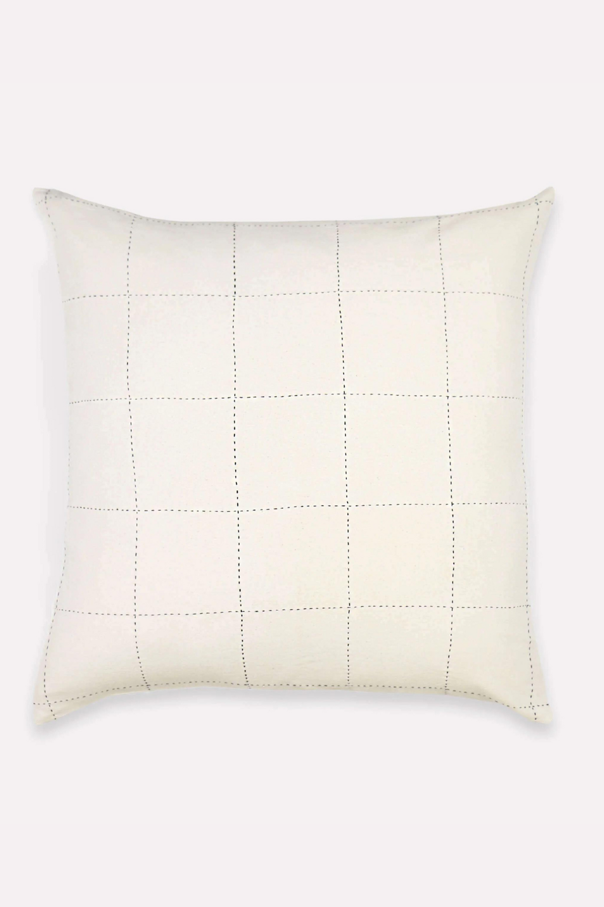 Anchal Project Grid-Stitch Throw Pillow Cover