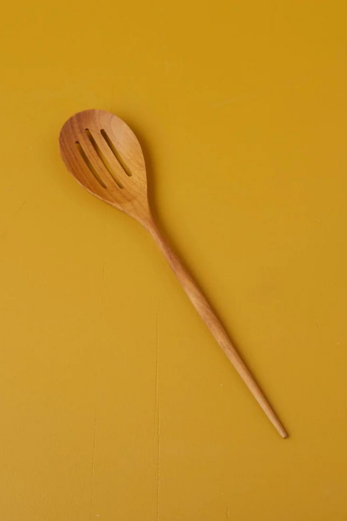 Be Home Teak Slotted Spoon