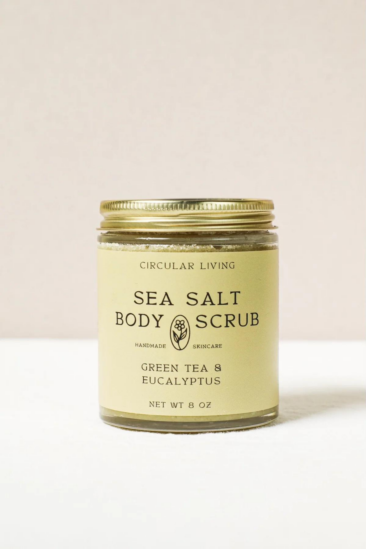 Circular Living Green Tea + Eucalyptus Sea Salt Scrub