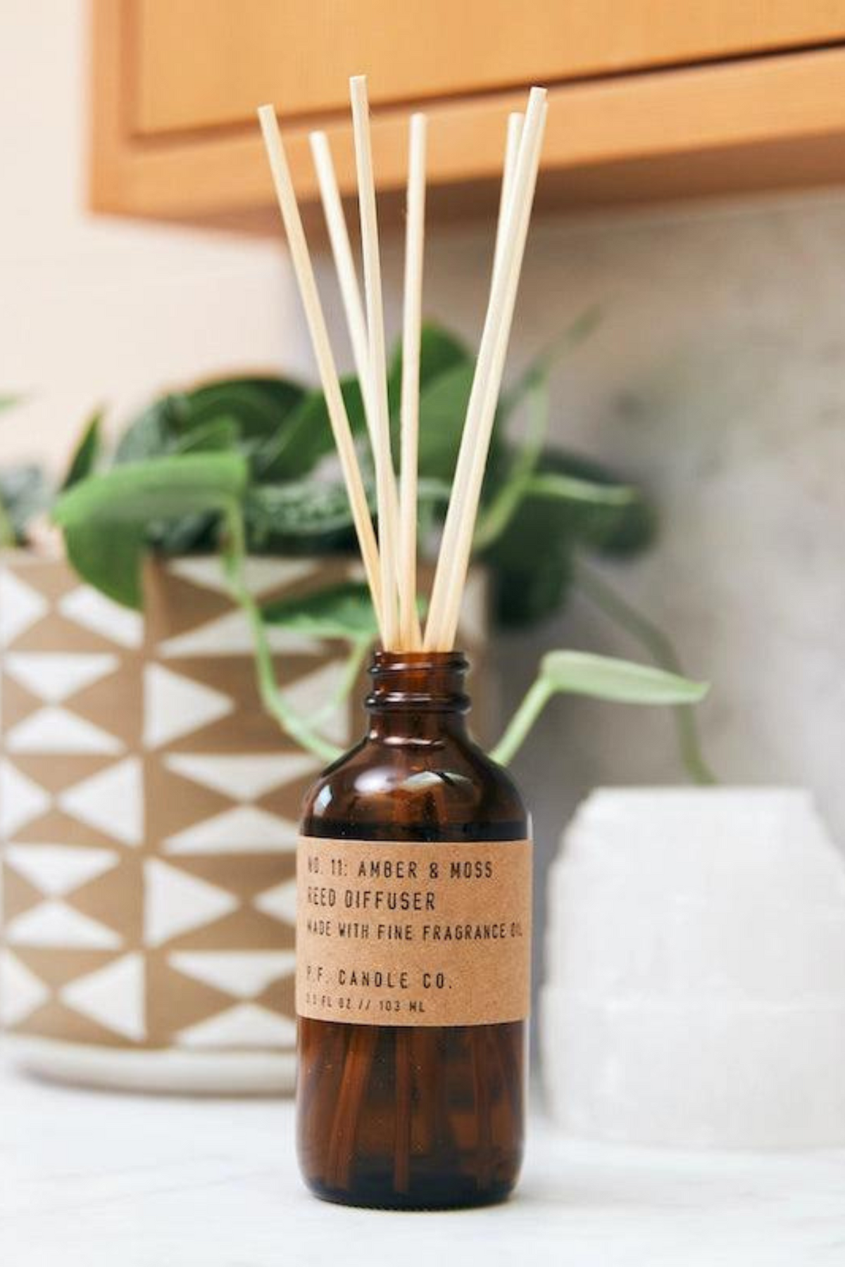 P.F. Candle Co. Amber &amp; Moss Reed Diffuser