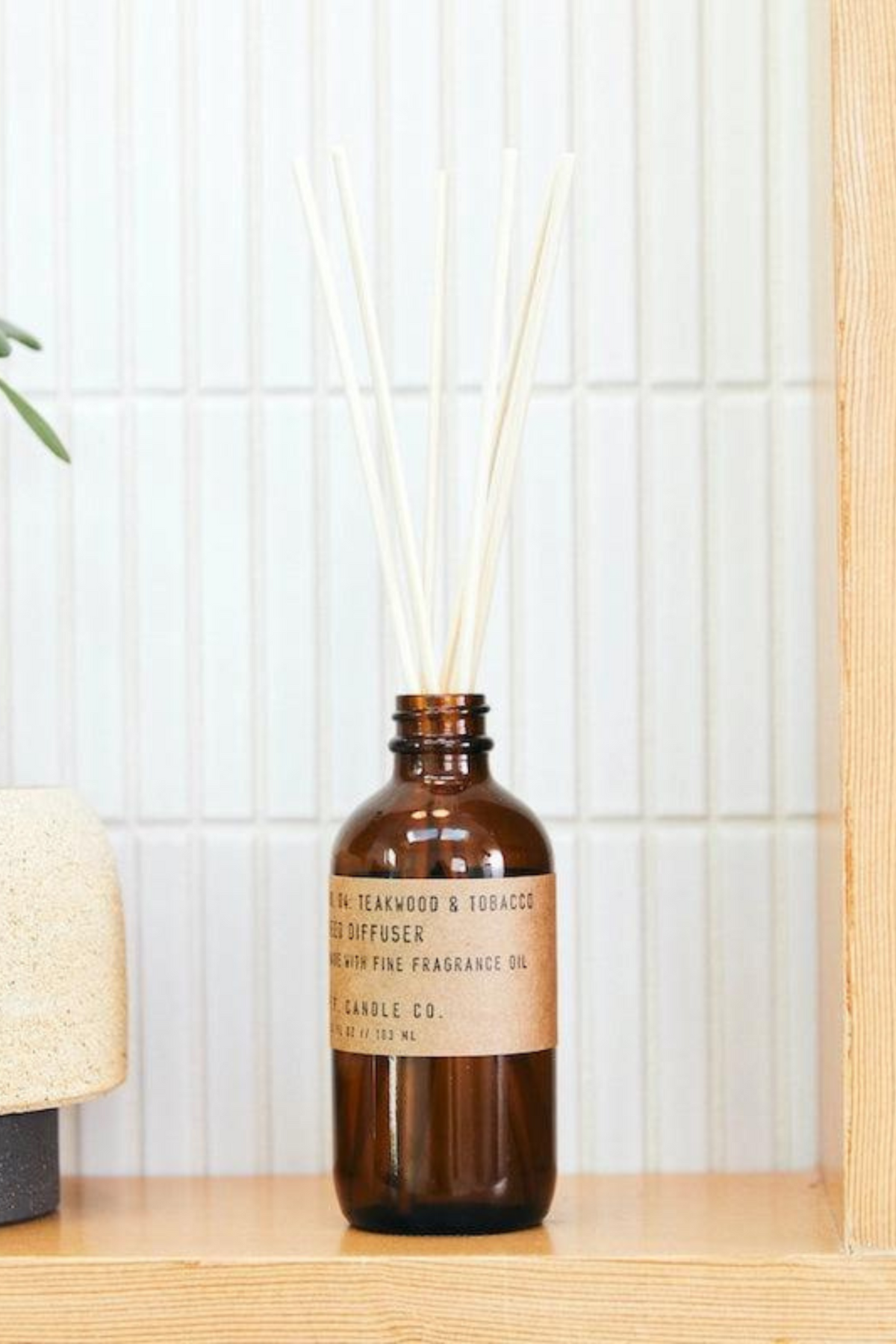 P.F. Candle Co. Teakwood &amp; Tobacco Reed Diffuser