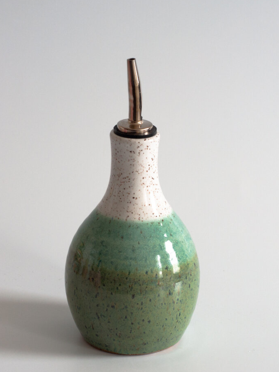 Rachael Pots Speckled Clay Oil Cruet