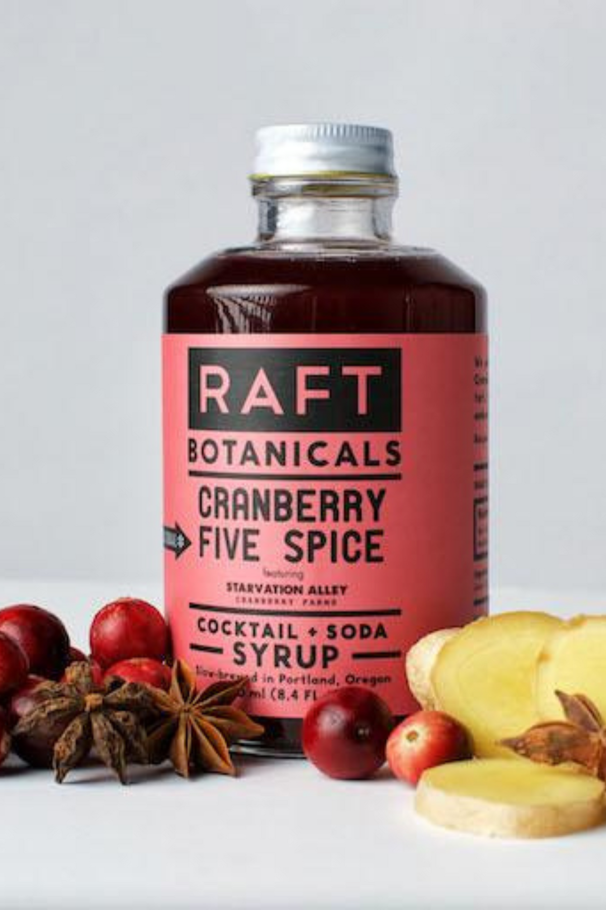 RAFT Cranberry Five Spice Syrup