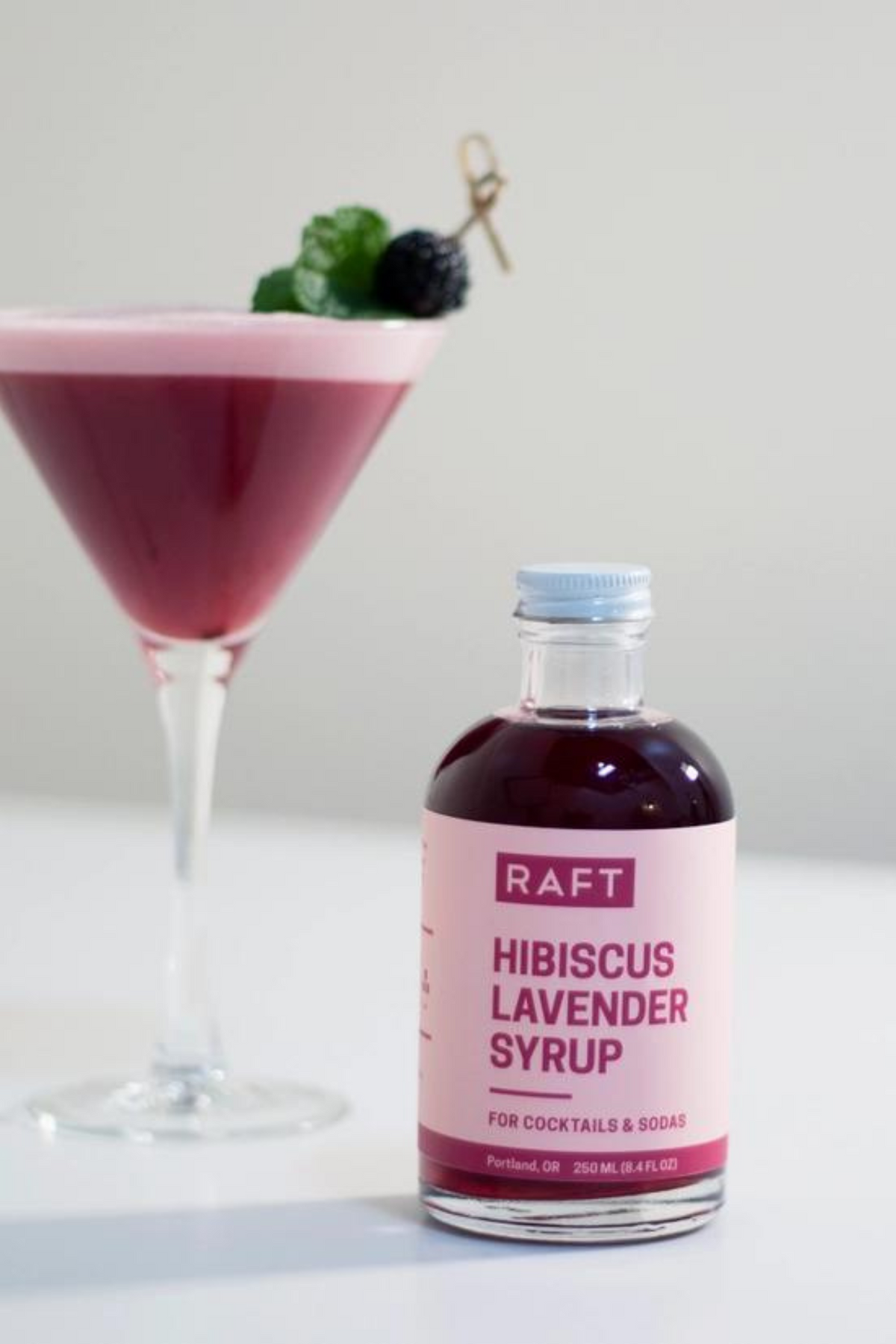RAFT Hibiscus Lavender Syrup