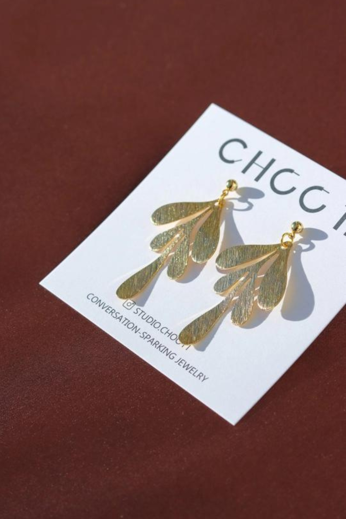 Studio Choo 11 Leaf Dangle Earrings