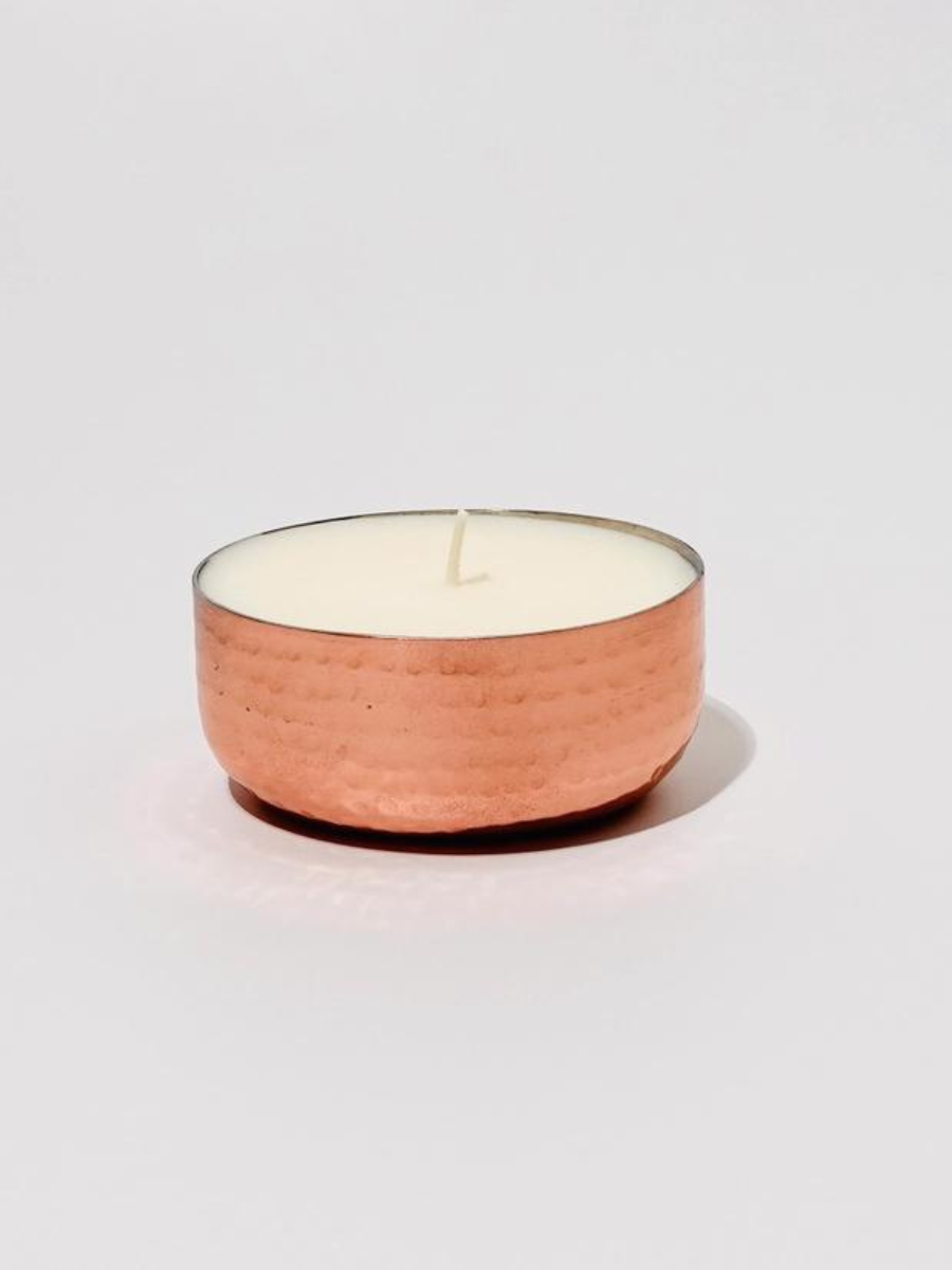 ardent goods Copper Bowl Candle - Evergreen