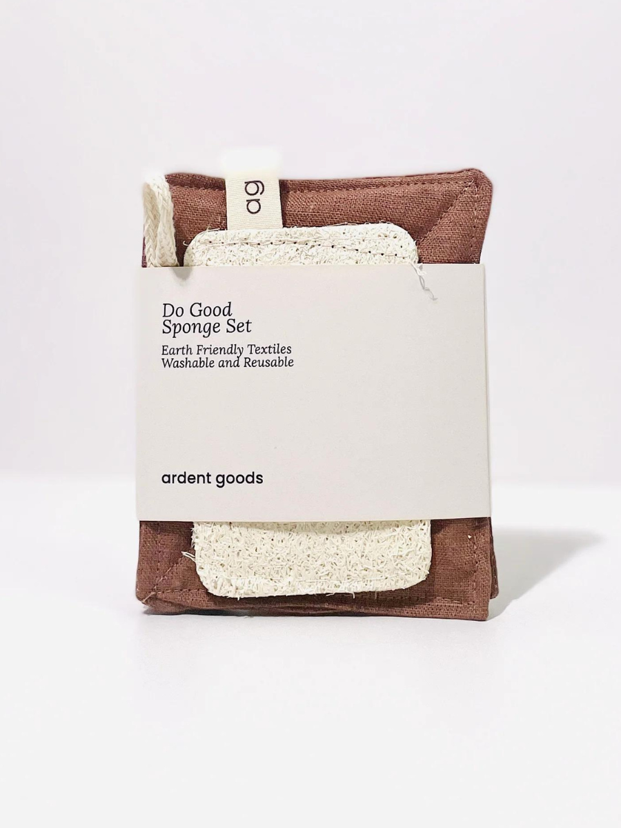 ardent goods Eco Linen Sponge Set of 3