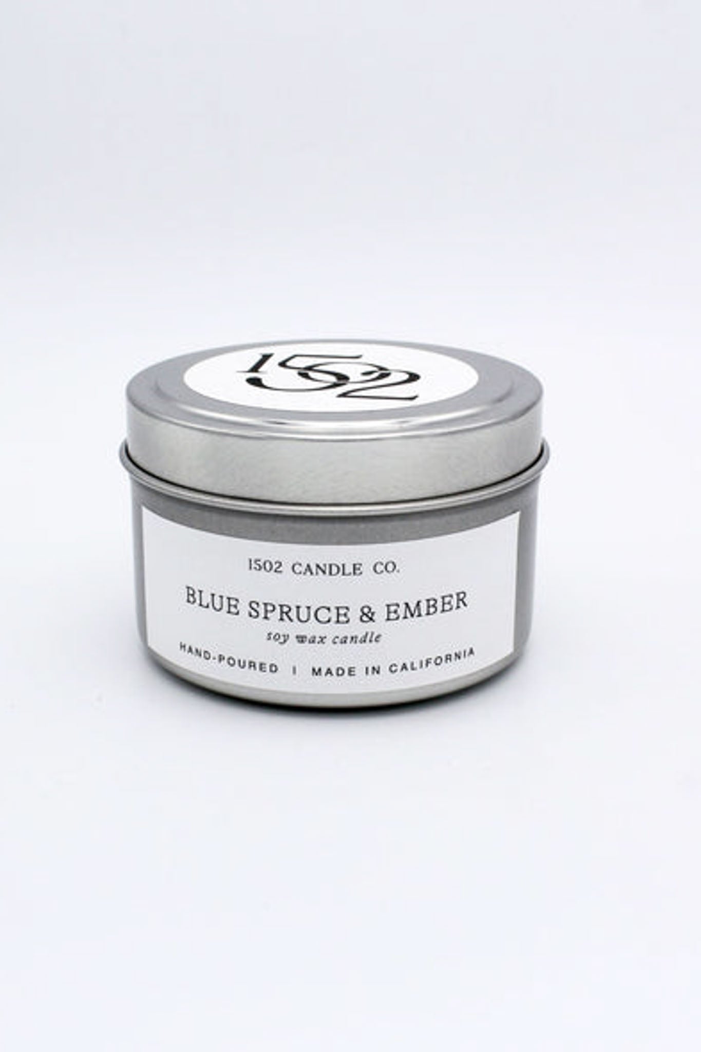 1502 Candle Co. Blue Spruce & Ember Travel Tin Candle