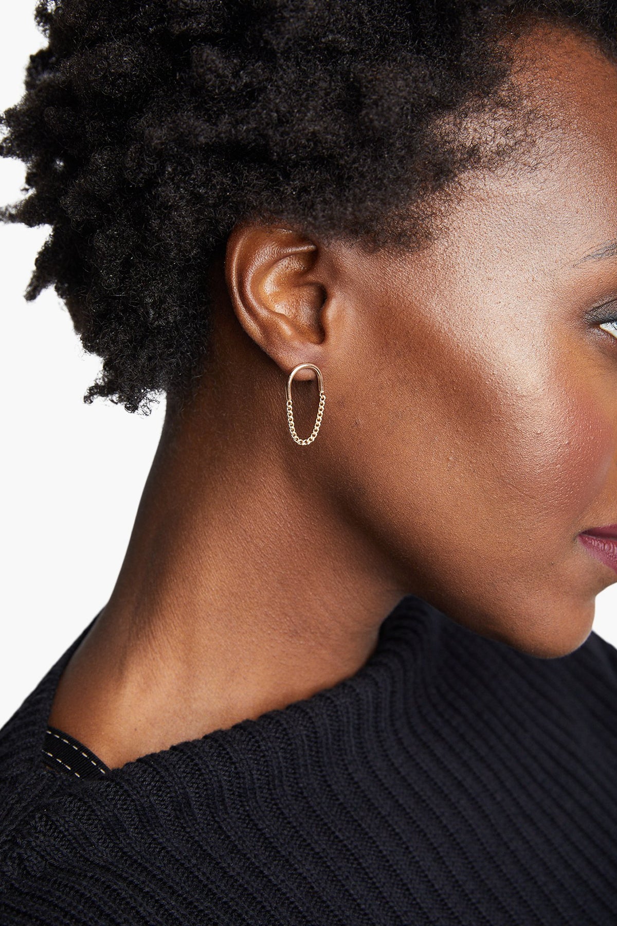 ABLE Arc Chain Earrings