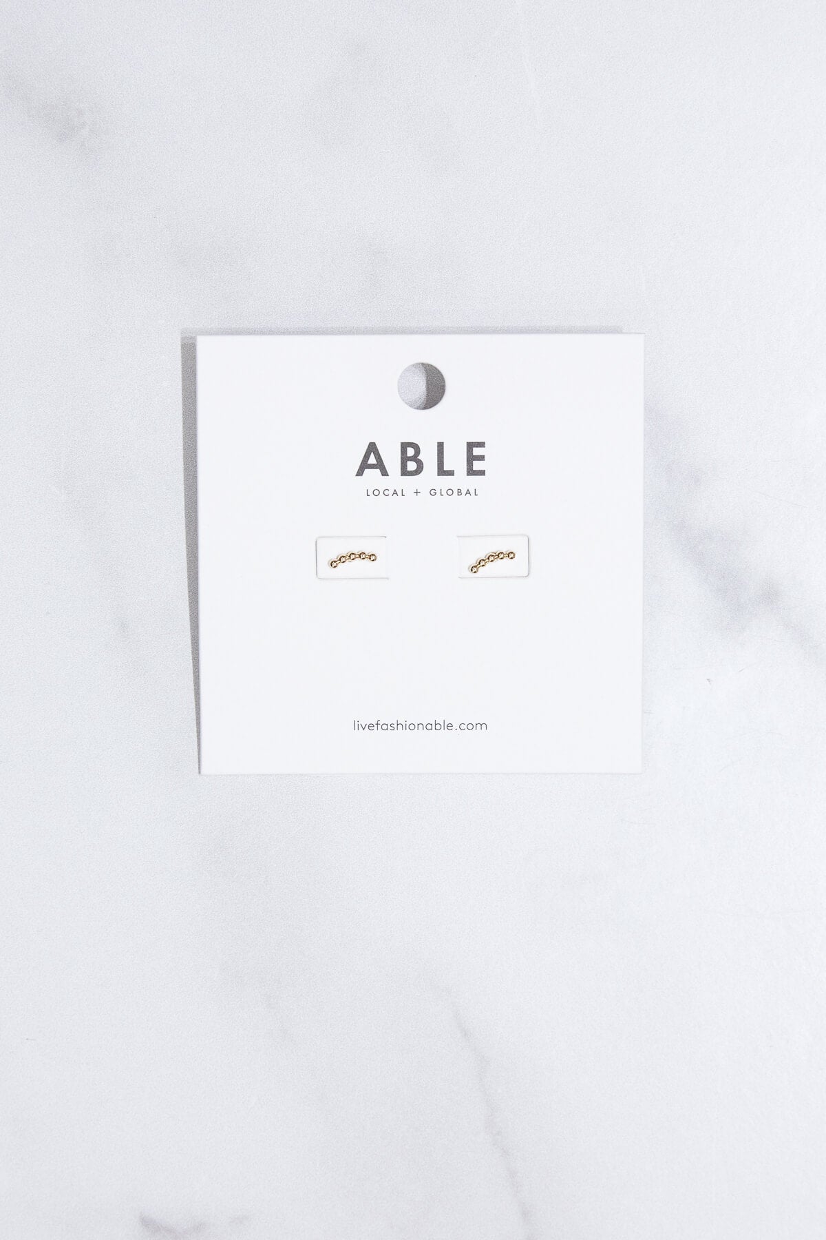 ABLE Caesar Stud Earrings