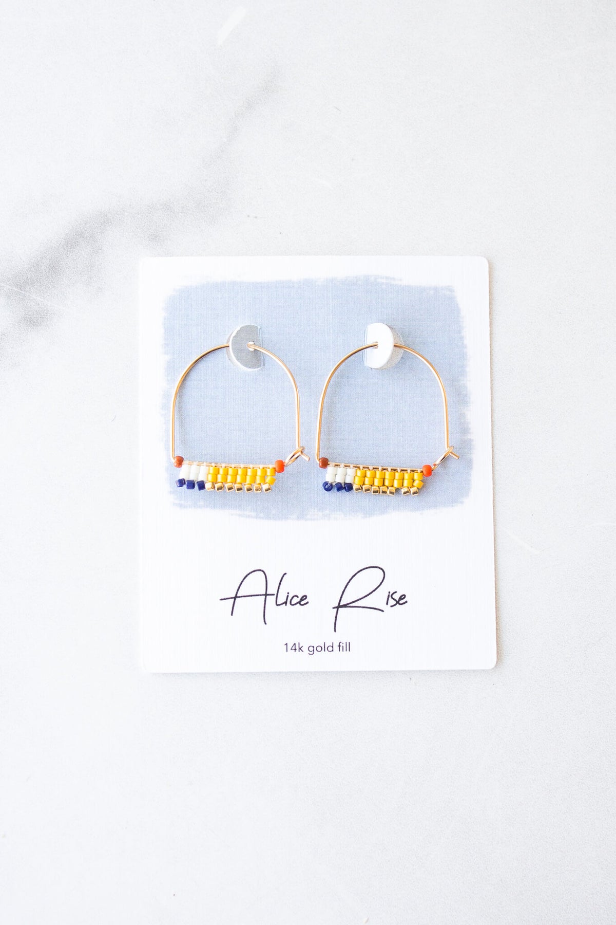 Alice Rise Little Paintbrush Hoops