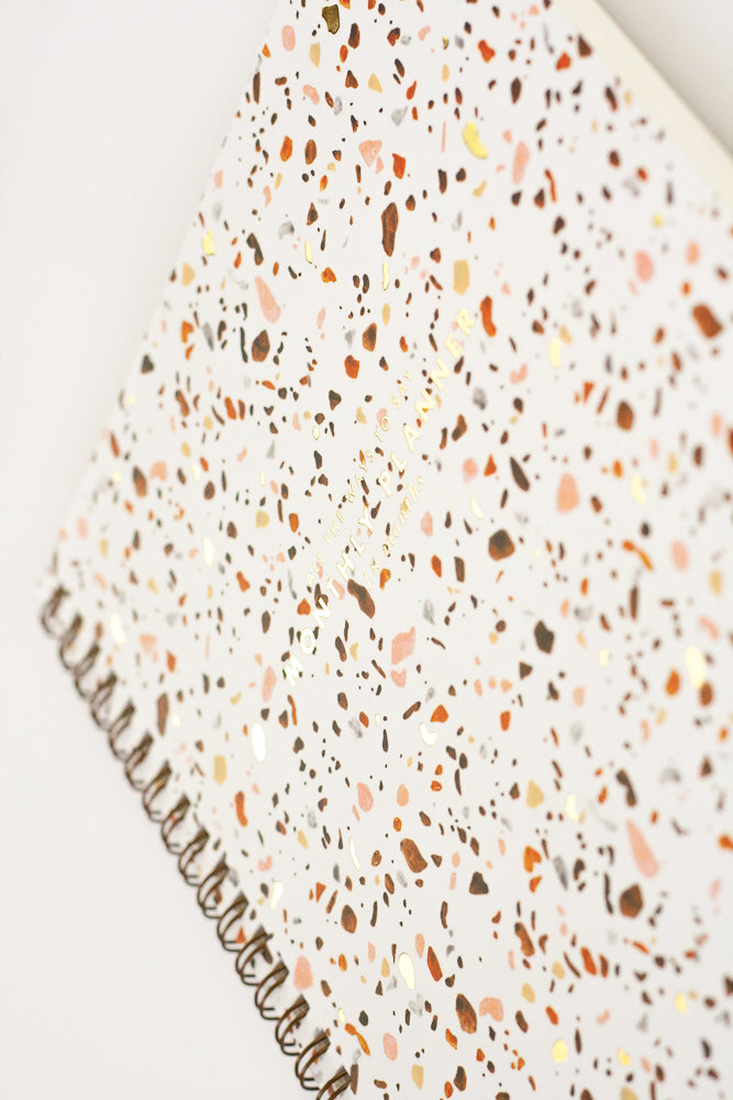 All The Ways To Say Terrazzo Cognac Monthly Planner