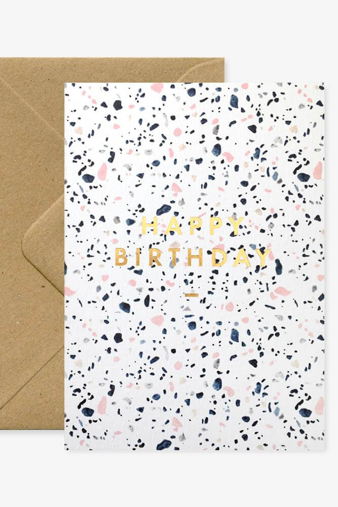 All The Ways To Say Terrazo Birthday Card
