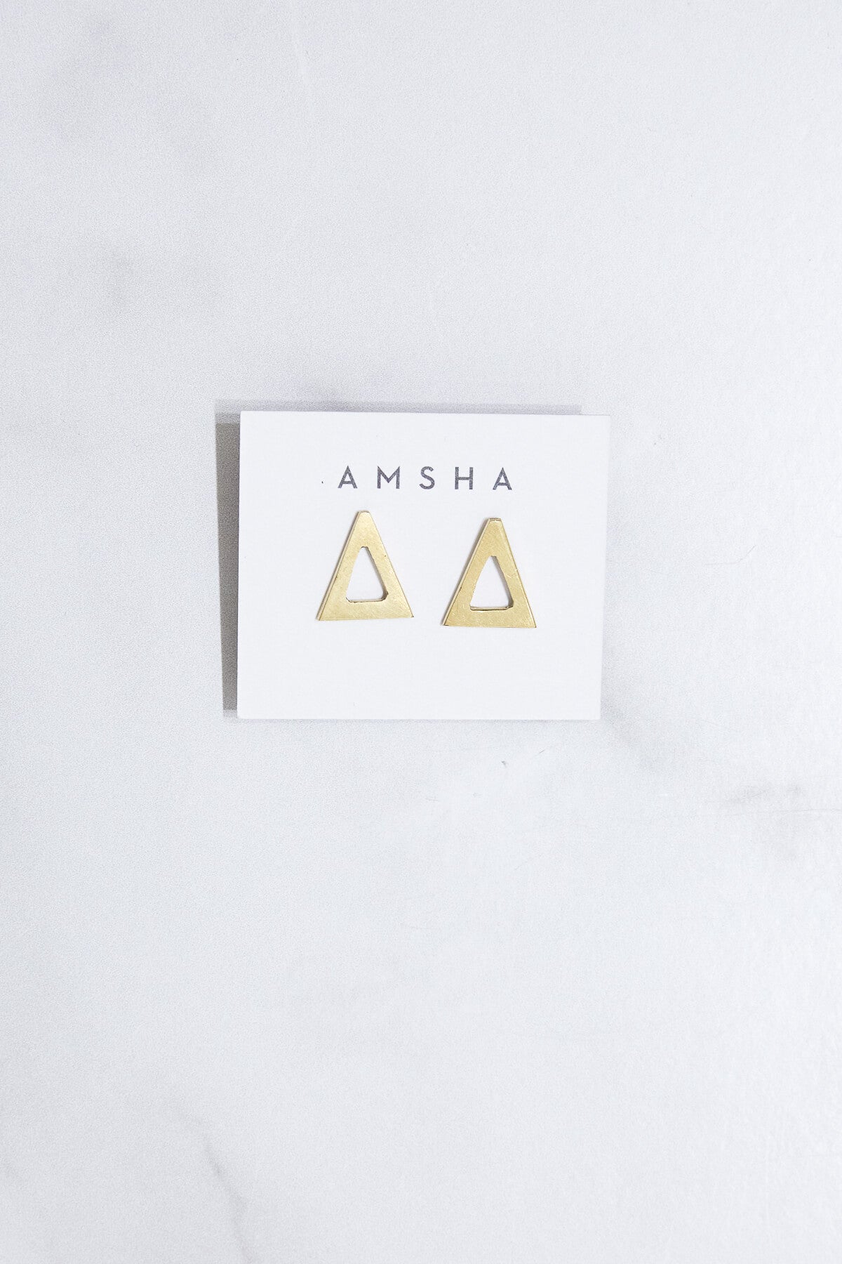 Amsha Triangle Studs