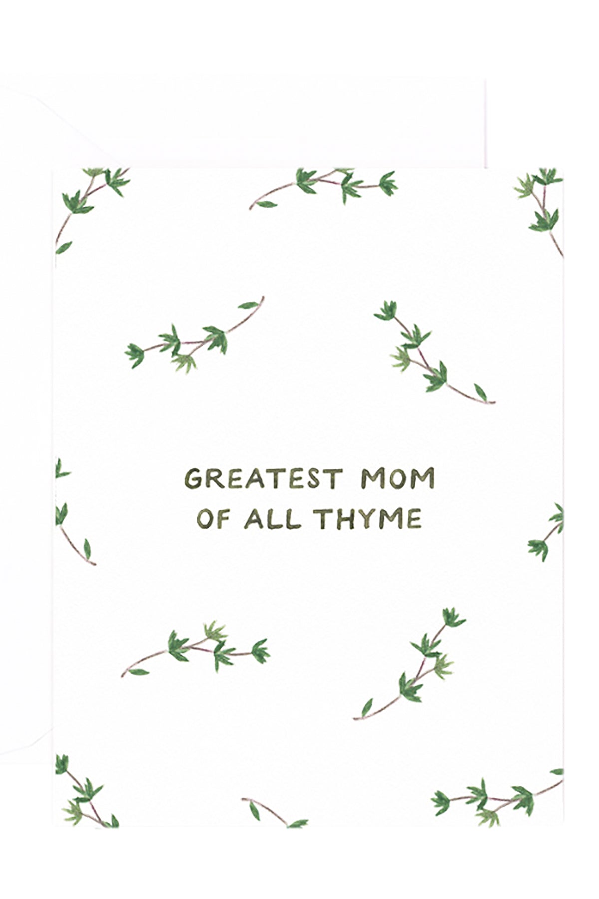 Amy Zhang Greatest Mom Of All Thyme Mother’s Day Card