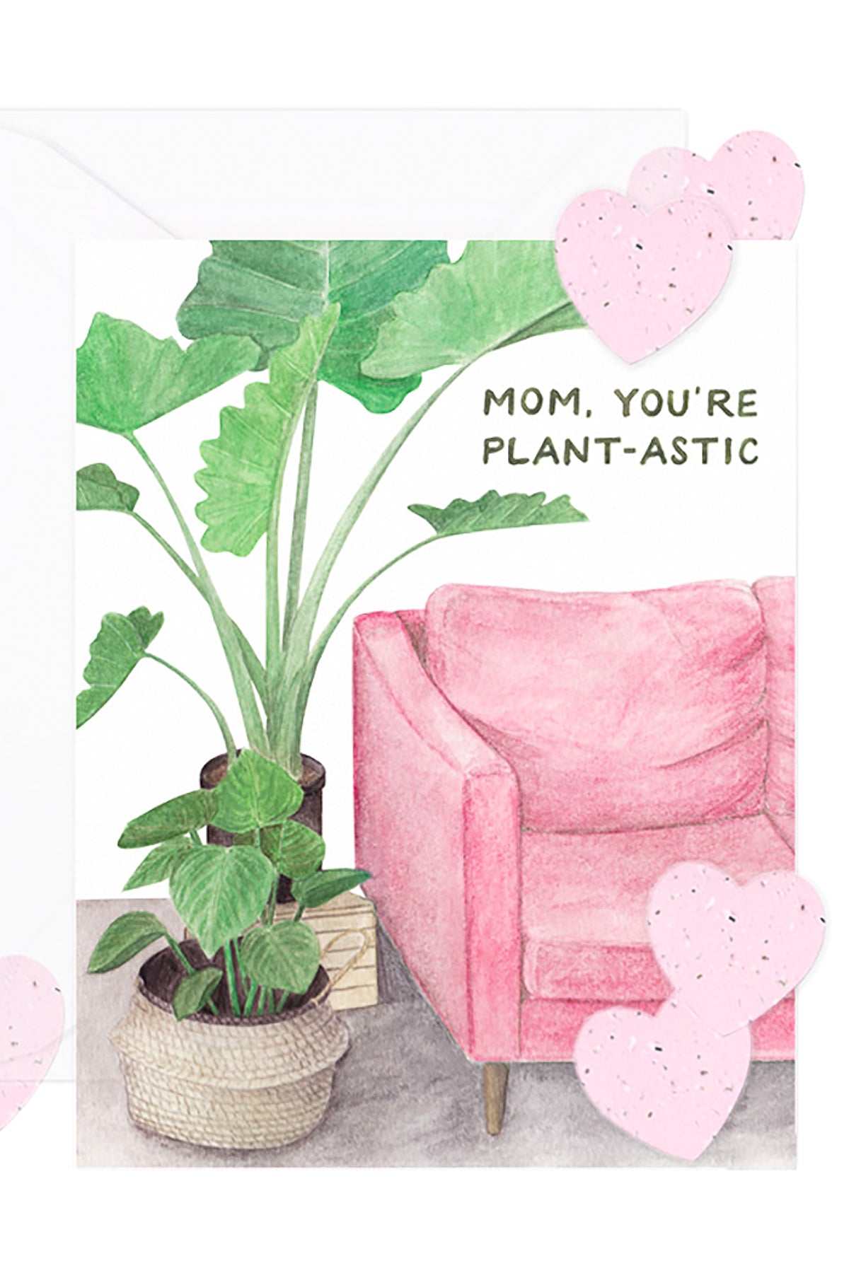 Amy Zhang Plant-astic Mom w/ Seed Paper Mother&#39;s Day Card