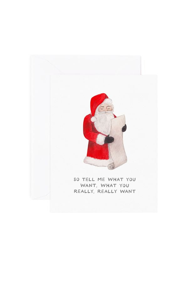 Amy Zhang Spice Girls Santa Holiday Card