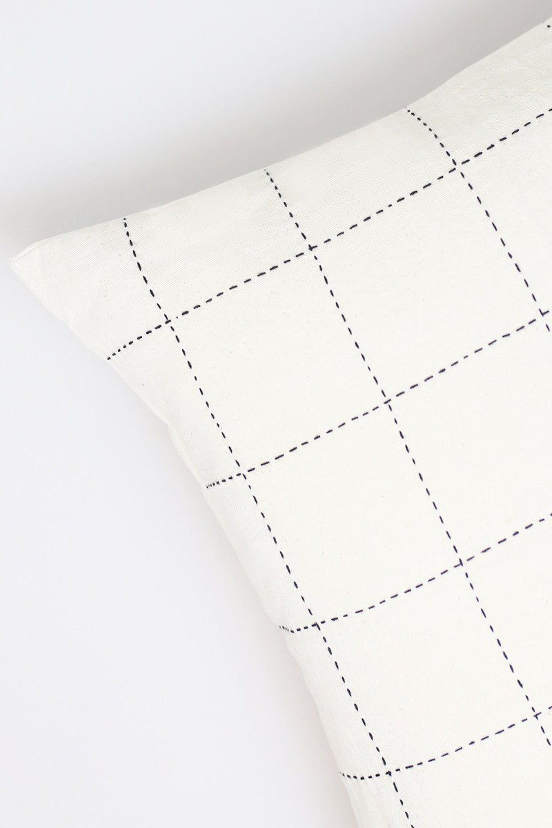 Anchal Project Medium Bone Grid Stitch Pillow Cover