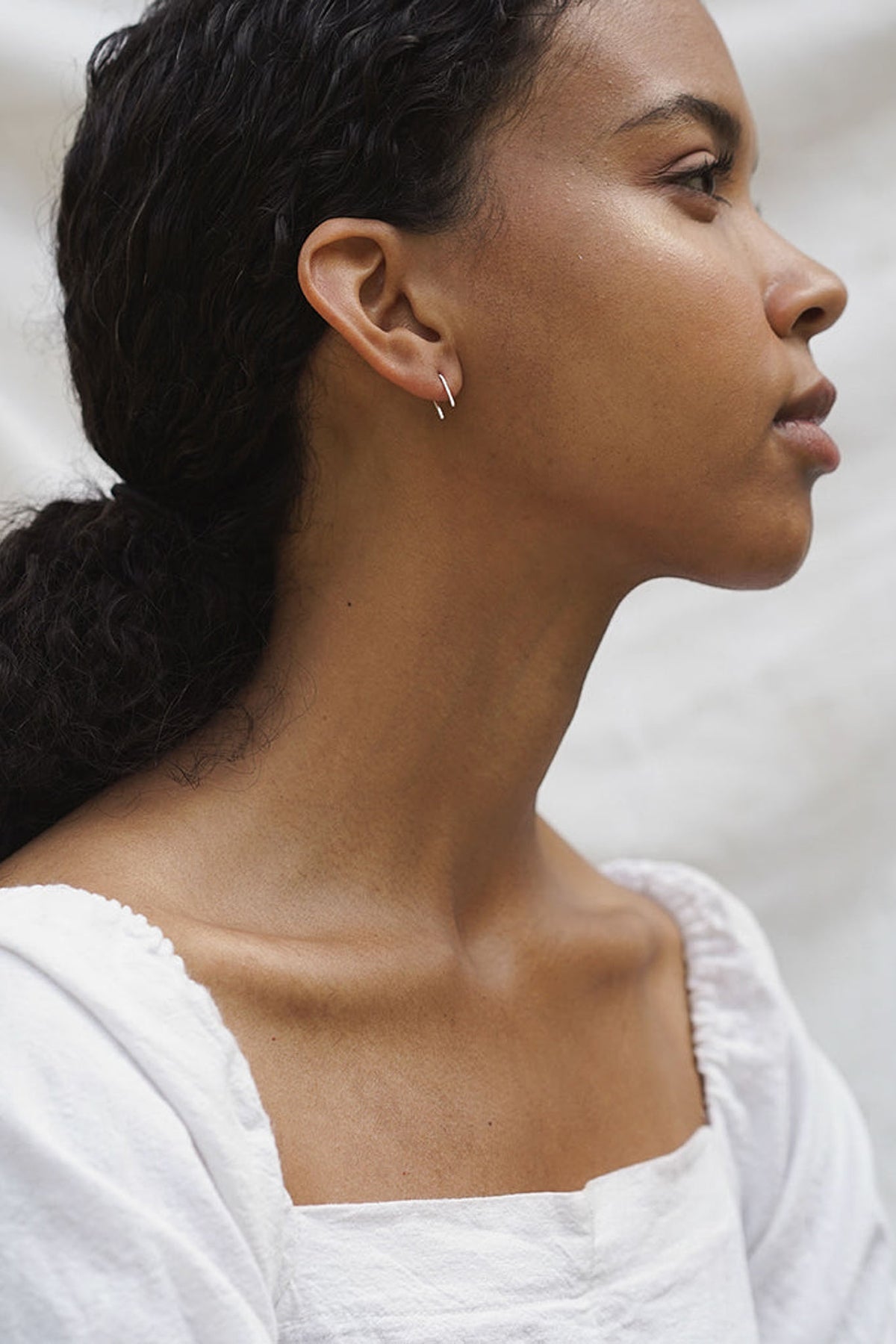 Baleen U-Shaped Earrings