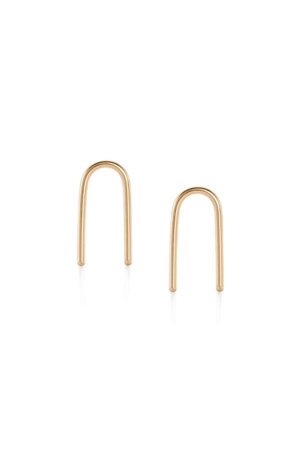 Baleen Small U-Shaped Earrings