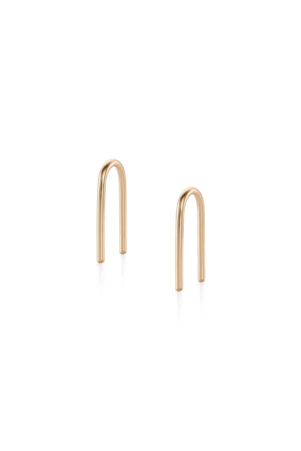 Baleen Small U-Shaped Earrings