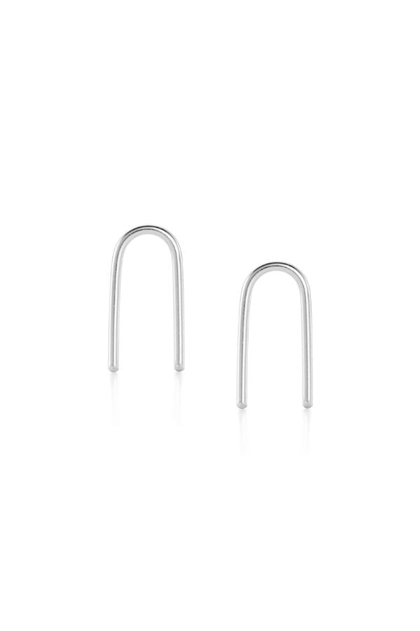 Baleen Small U-Shaped Earrings