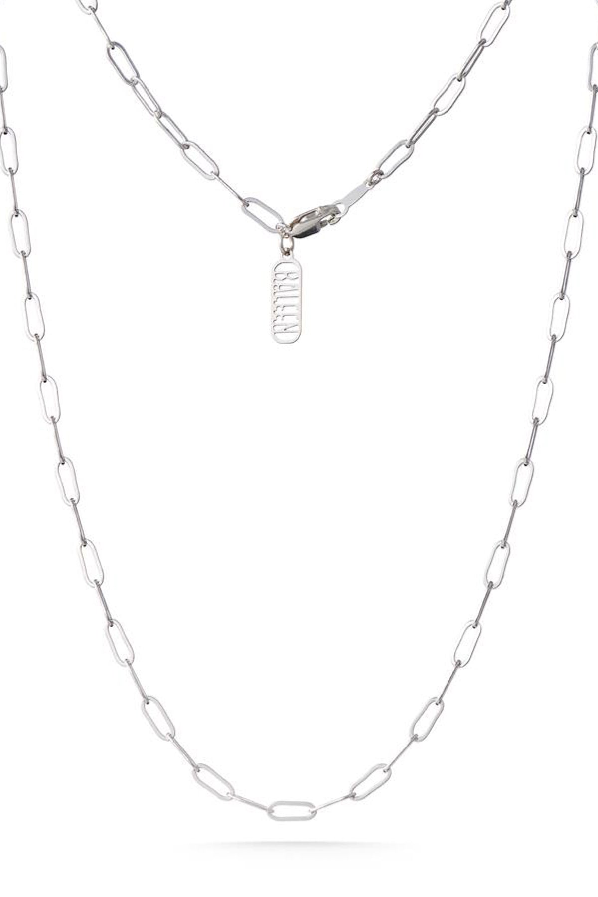 Baleen Solo Necklace - Silver