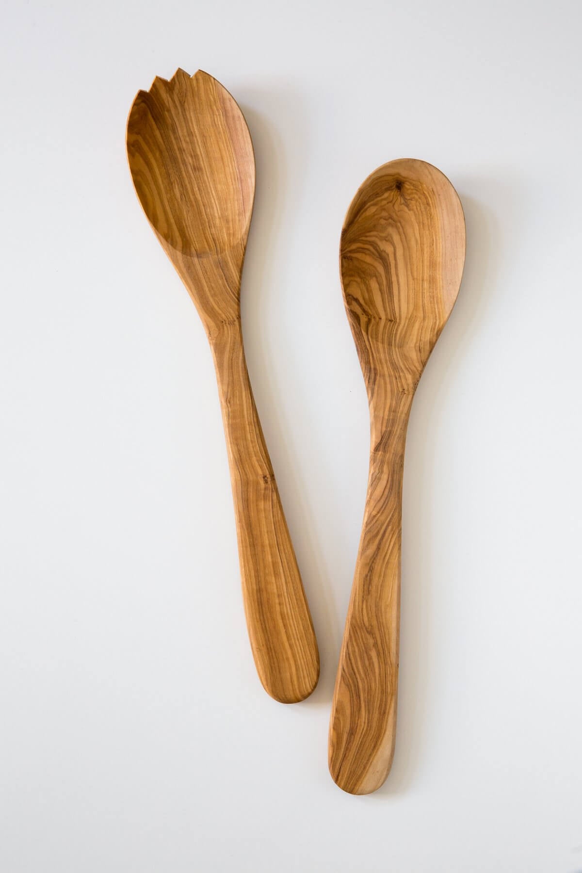 Be Home Olive Wood Long Server Set