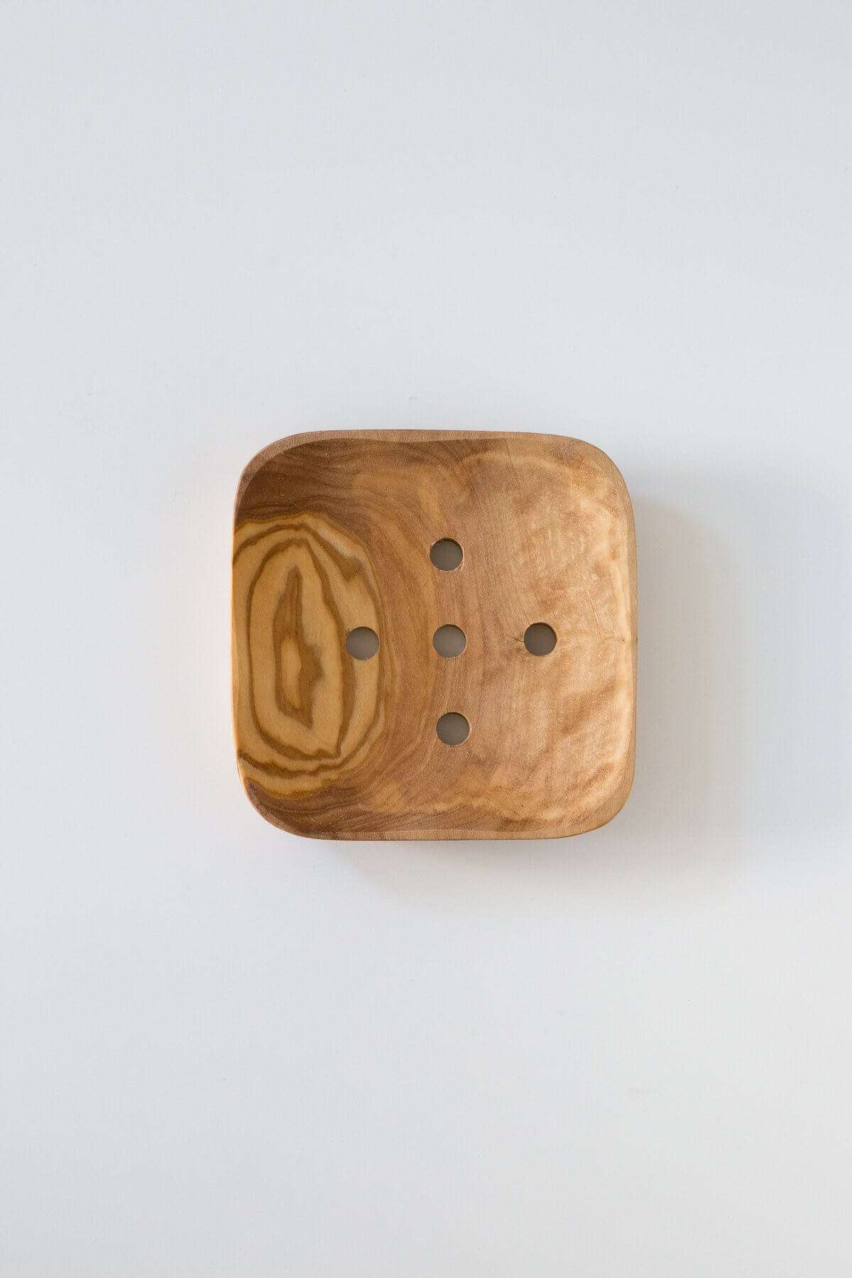 Be Home Olive Wood Soap Dish