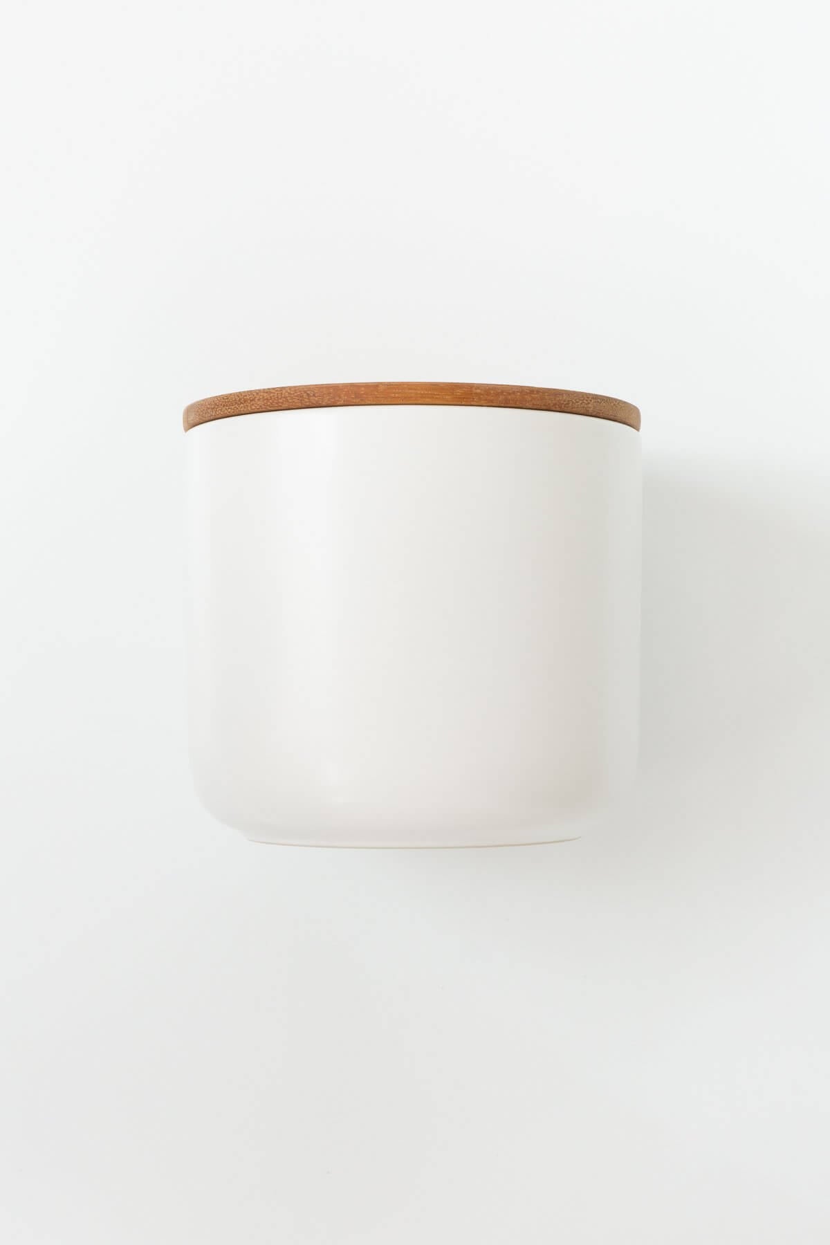 Be Home Stoneware White Ceramic Container