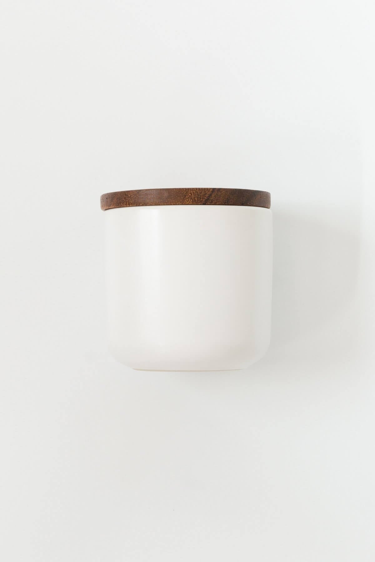 Be Home Stoneware White Ceramic Container