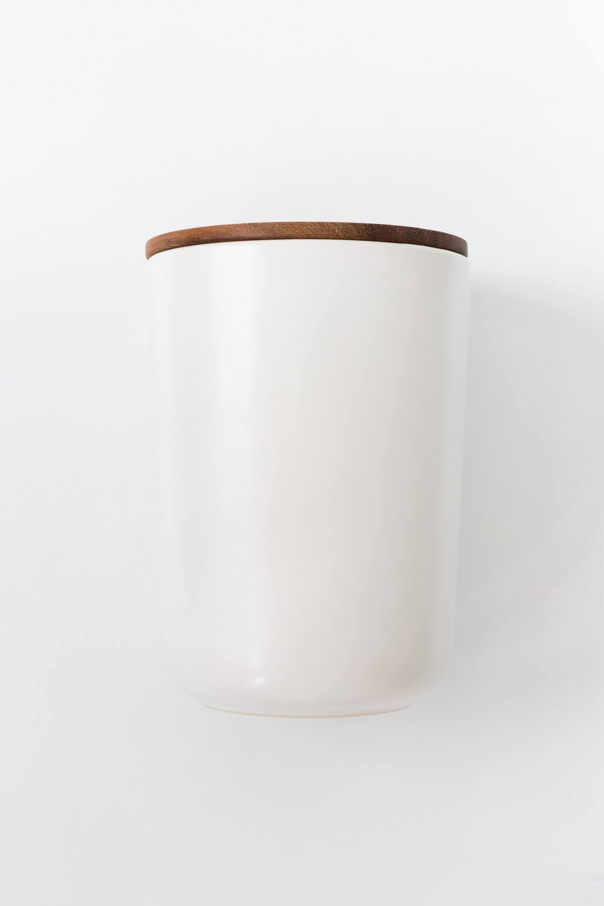 Be Home Stoneware White Ceramic Container