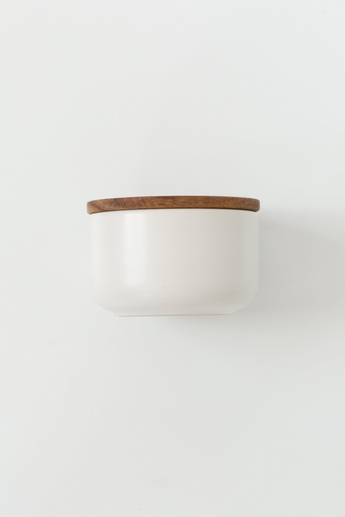 Be Home Stoneware White Ceramic Container