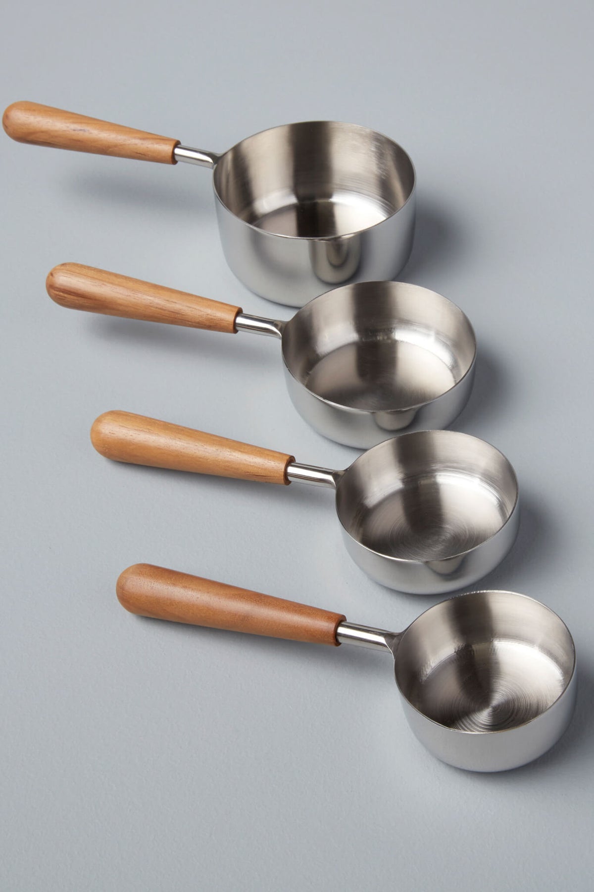 Be Home Teak + Stainless Measuring Cup Set