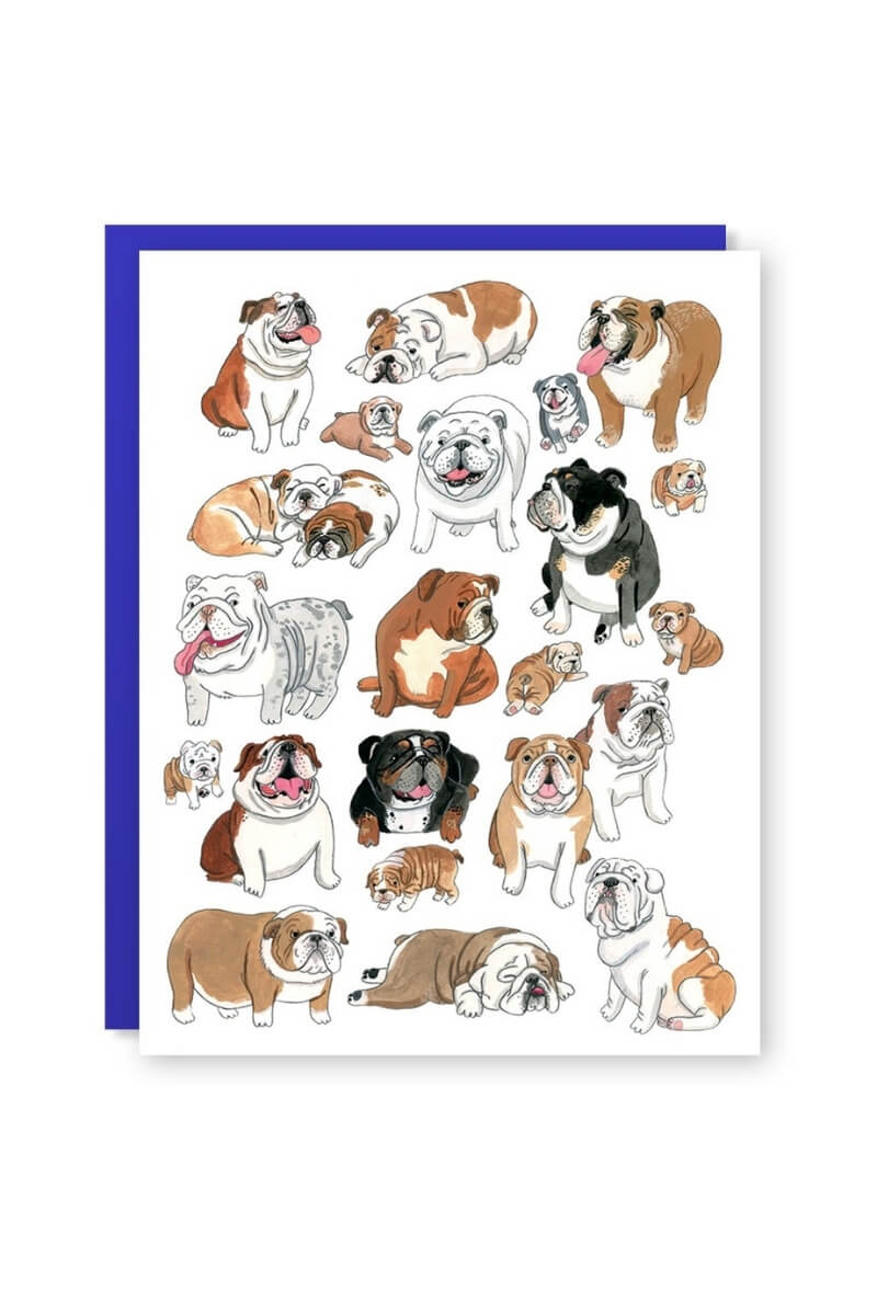 Cactus Club English Bulldog Card