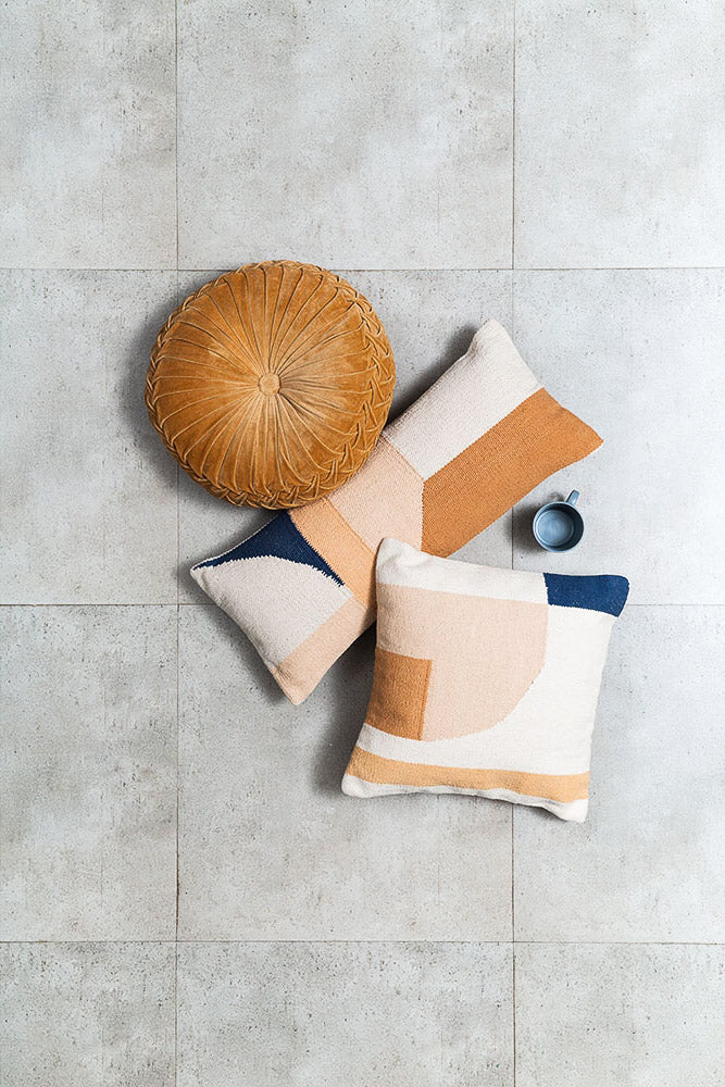 Casa Amarosa Geo Shapes Lumbar Pillow