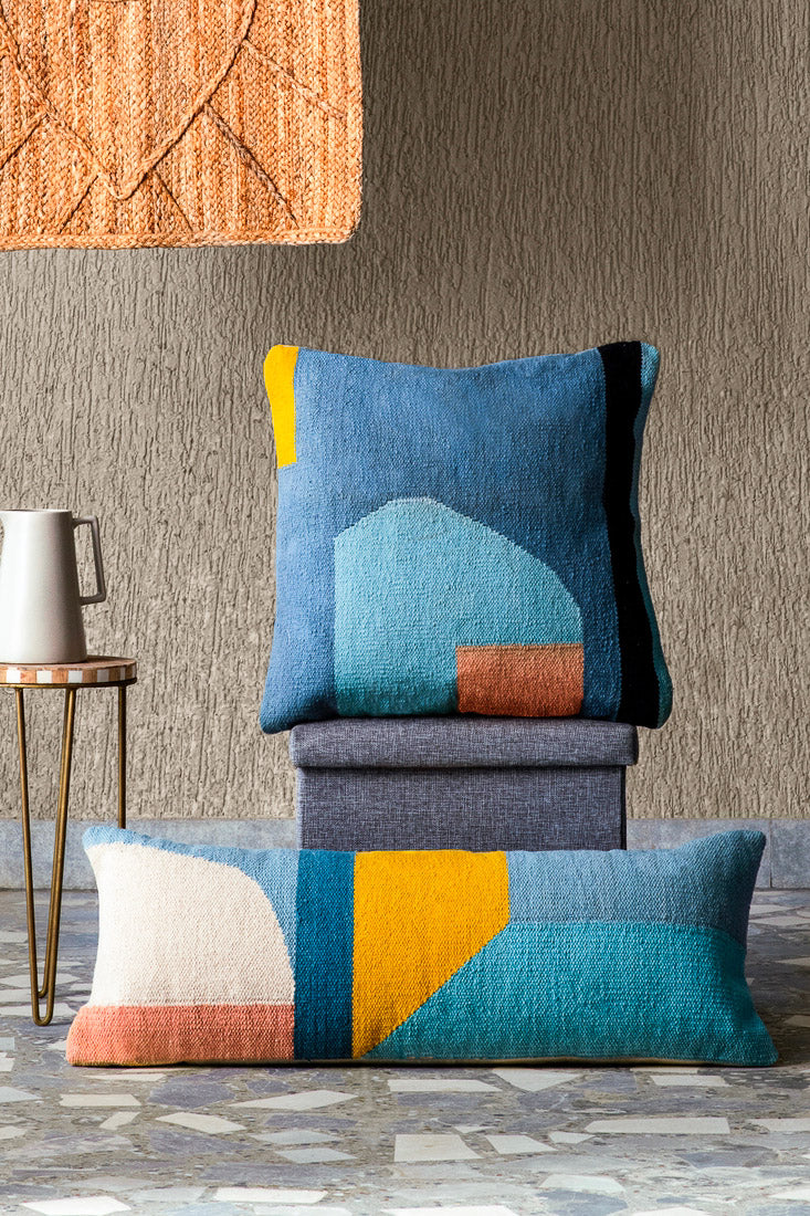 Casa Amarosa Geo Shapes Throw Pillow Cover