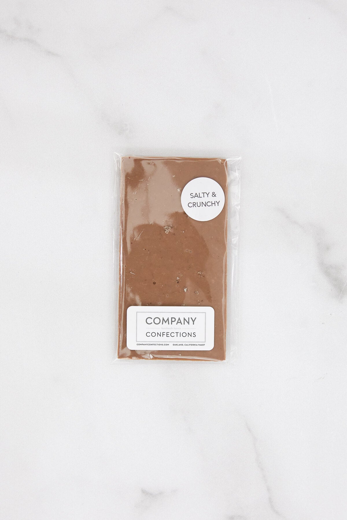 Company Confections Salty + Crunchy Milk Chocolate Bar